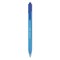 InkJoy 100 RT Ballpoint Pen, Retractable, Medium 1 mm, Blue Ink, Translucent Blue Barrel, Dozen